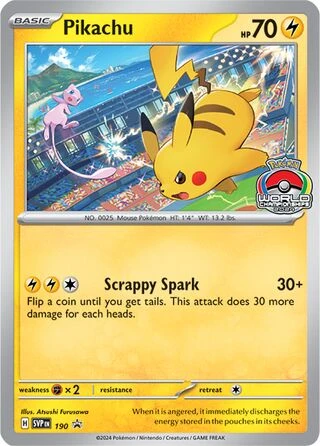 Pikachu #190 — Scarlet & Violet Promos
