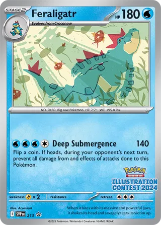 Feraligatr #213 — Scarlet & Violet Promos