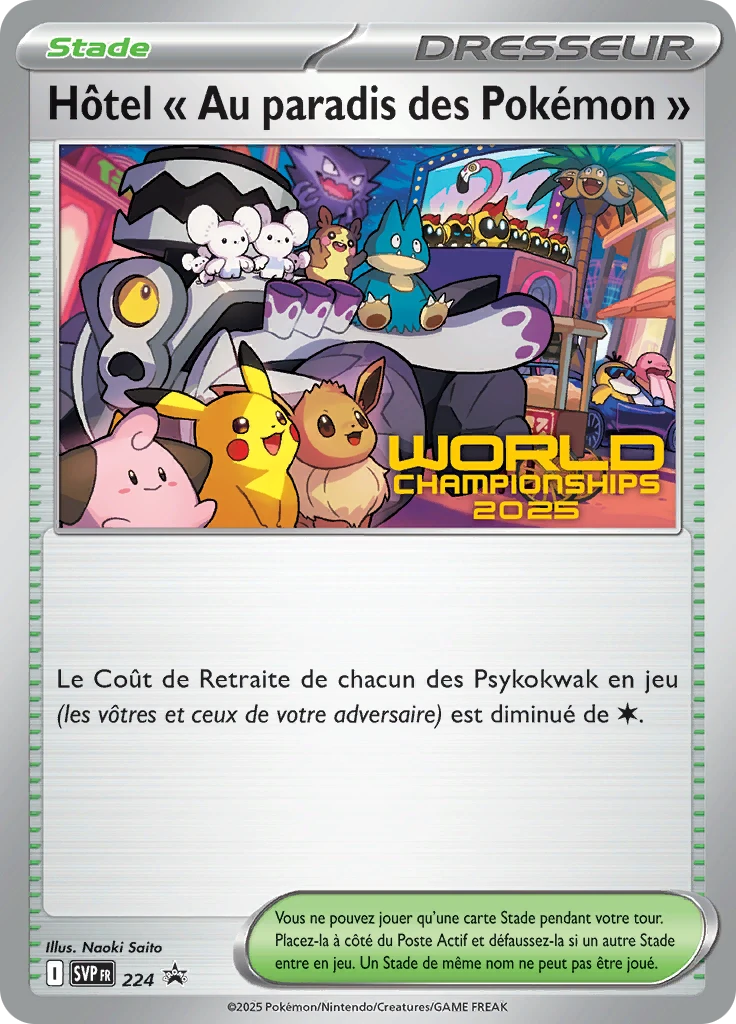 Hôtel « Au paradis des Pokémon » #224 — Écarlate & Violet Promos