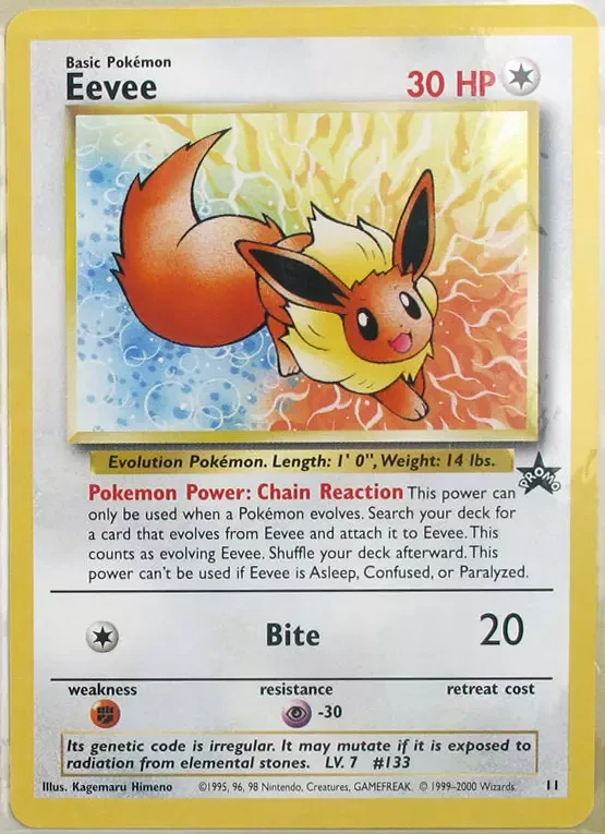 Eevee (JR East Stamp Rally 2000) — Unnumbered Promos