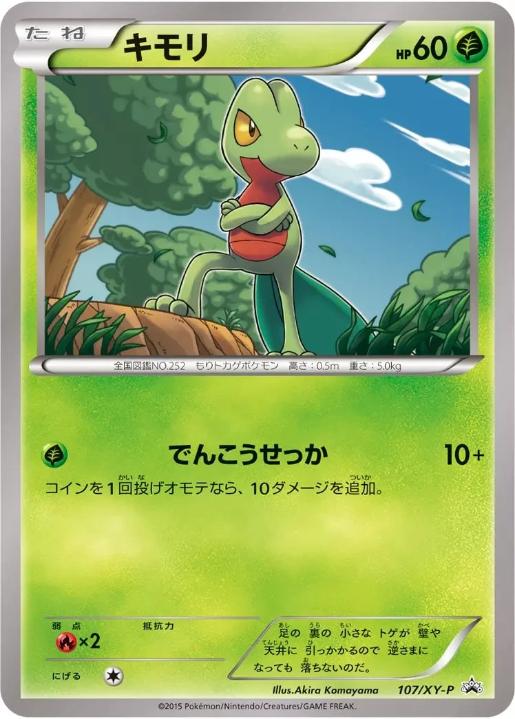 Treecko #107/XY-P — XY Promos
