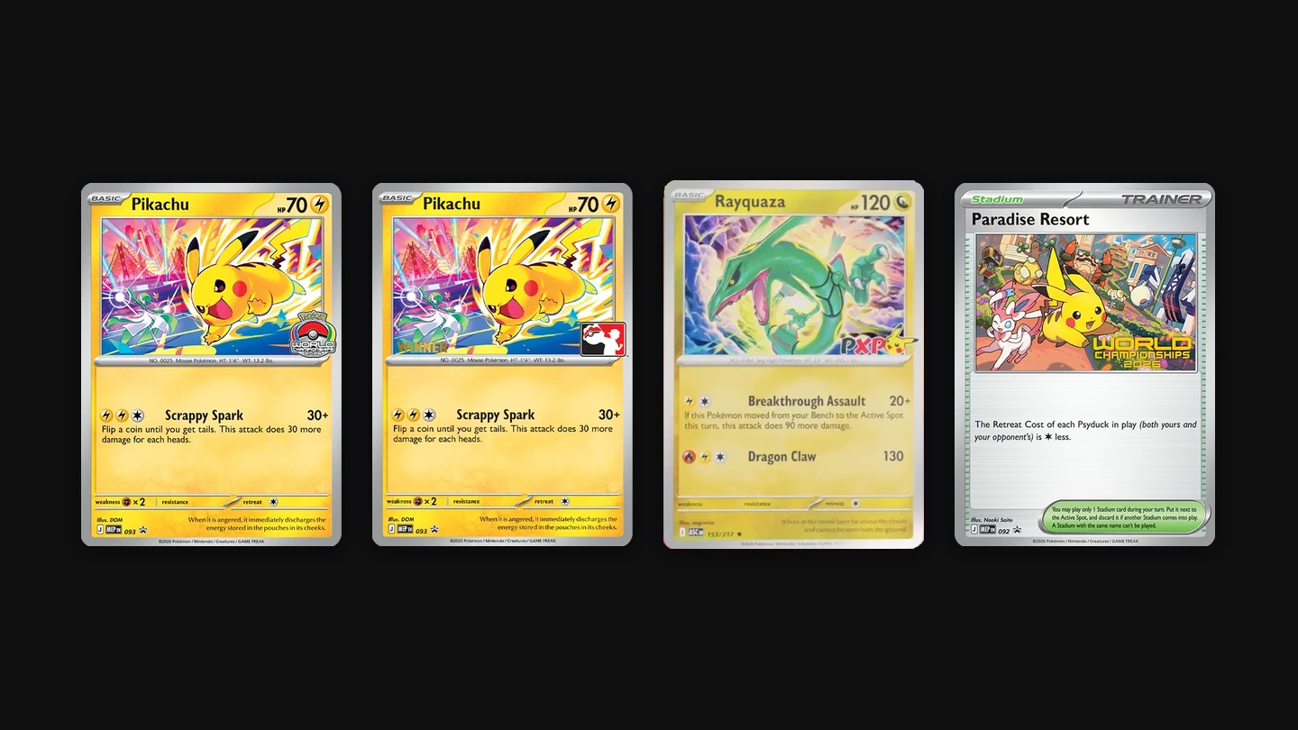 Worlds 2026: every promo card, and what a stamp is actually worth